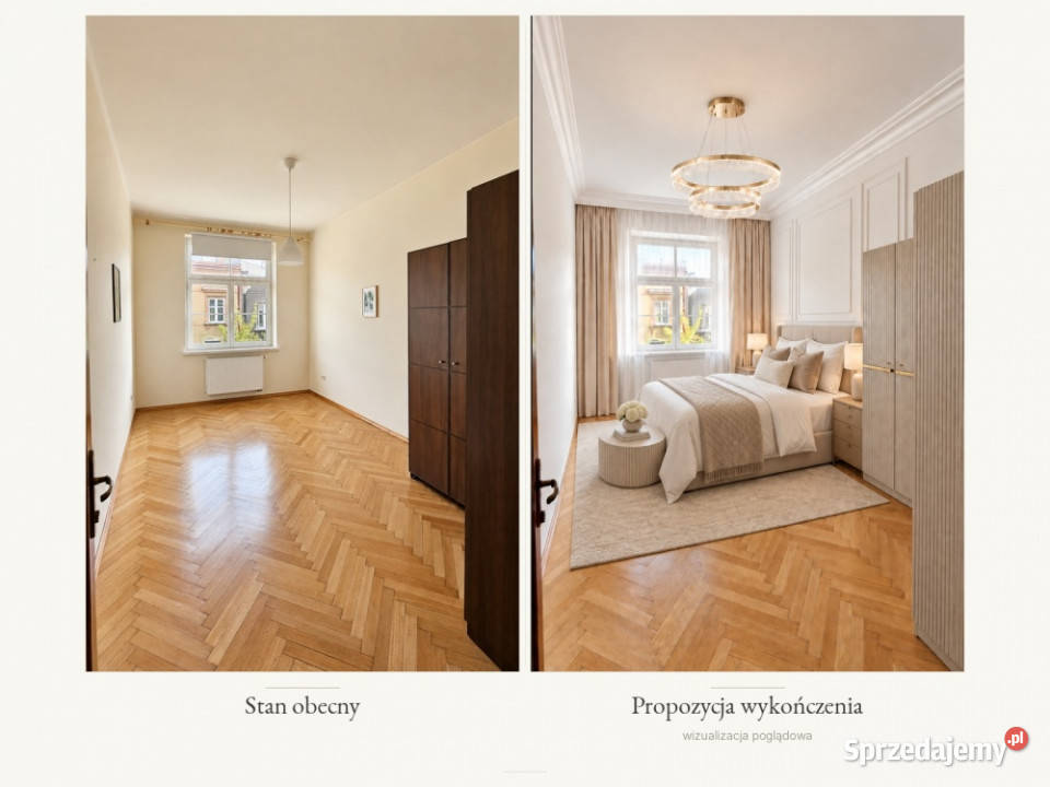 3 pokoje 611 m balkon winda Kraków Stare Miasto balkon Sprzedaż małopolskie