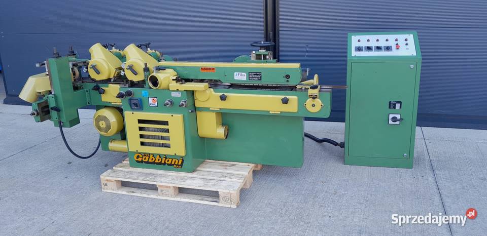 Listwiarka strugarka czterostronna Gabbiani GS Naprawa