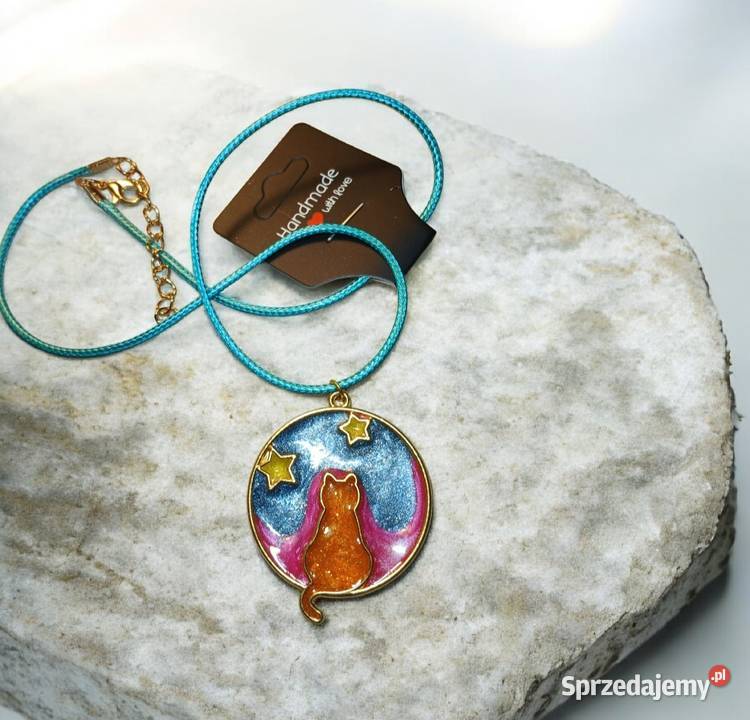 Naszyjnik z rudym kotkiem Gliwice