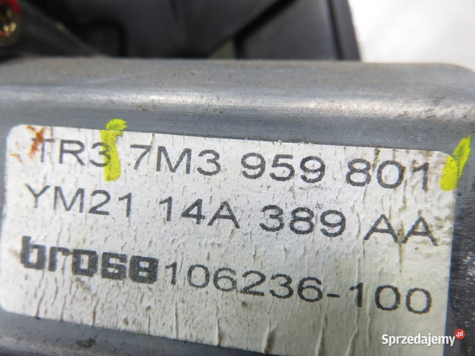 PODNOŚNIK SZYBY LEWY PRZEDNI SEAT ALHAMBRA I