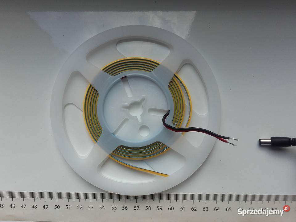 Taśma świetlna FCOB COB 384 LED 5mm 12V Biały