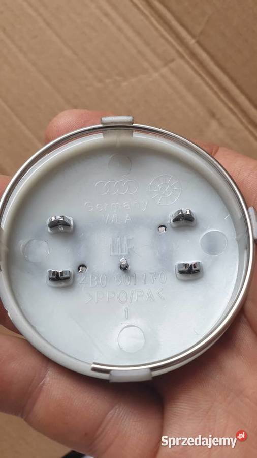 Kapsle dekielki alufelg Audi 60mm 4B0601170