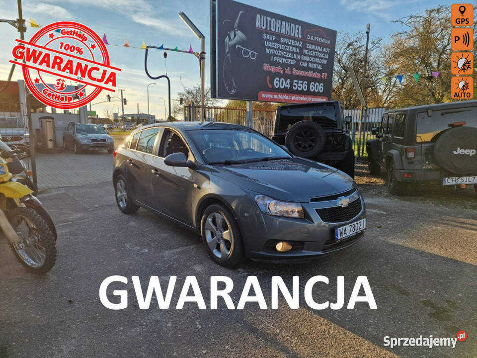 Chevrolet Cruze 2.0 Diesel 163 KM, Klimatyzacja, Nawigacja, Alufelgi, isof…