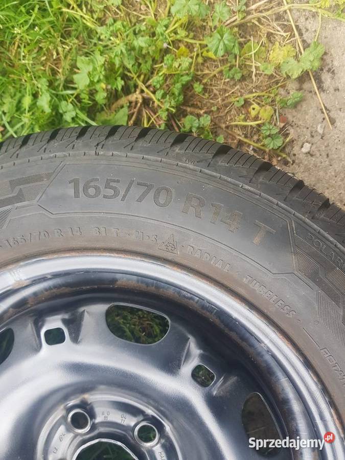 Koła 4x 16570 R14 wielkopolskie Witkowo sprzedam