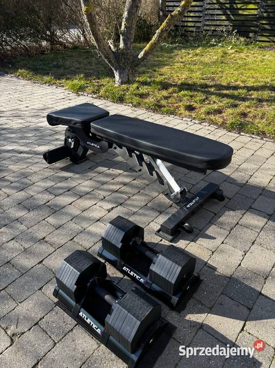 ławeczka Atletica hantle regulowane 2540 Sprzęt do ćwiczeń dolnośląskie Wrocław