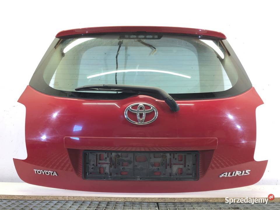 KLAPA TYŁ TOYOTA AURIS I Hatchback 0612 TYLNA