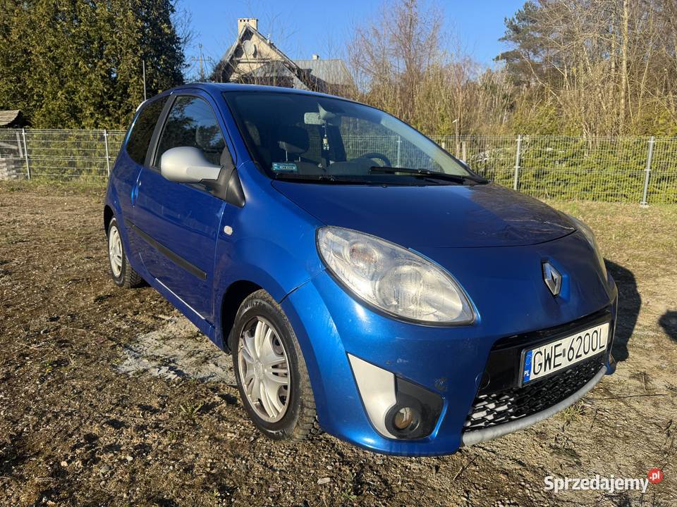 Renault Twingo 2007 12 benzyna gaz Glovo Uber nieuszkodzony Kębłowo
