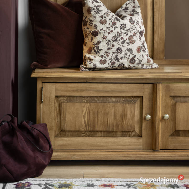 Stylowa woskowana garderoba z lustrem GAB 02 Maków Podhalański