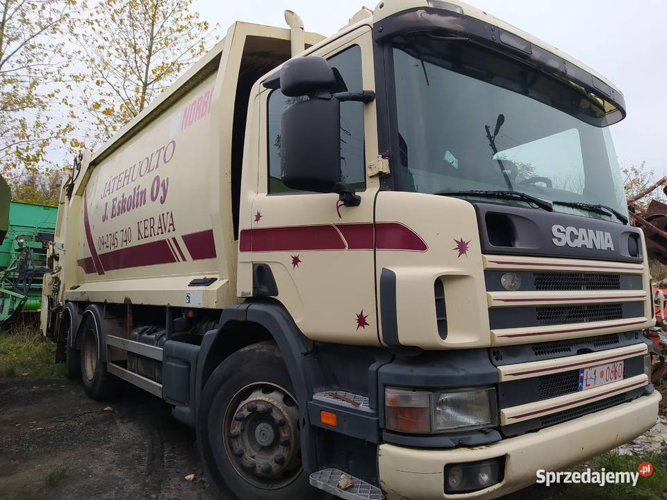 SCANIA P 340 6x2 Śmieciarka Norba 22m3 ABS Rejowiec Fabryczny