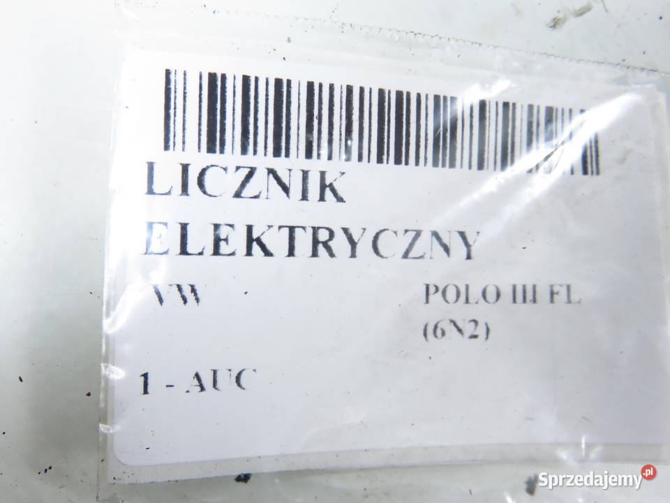 LICZNIK VW POLO III FL 6N2 10 MPI 50 AUC