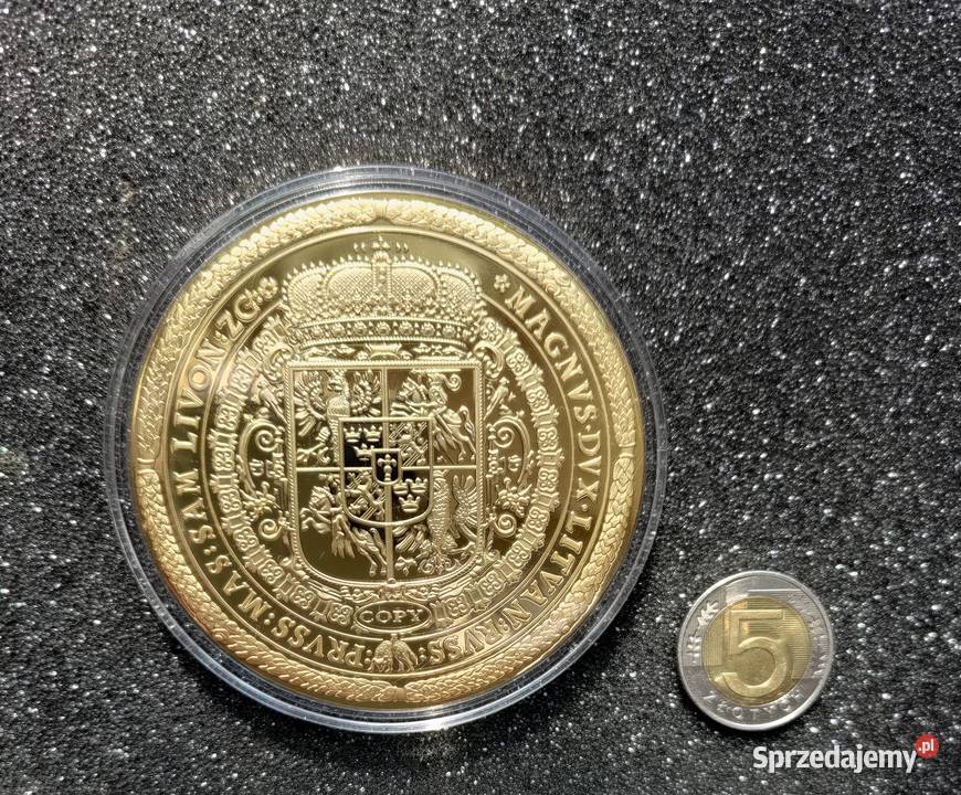 100 dukatów Zygmunt III 1629 średn 70 mm Antyki, Sztuka, Kolekcje