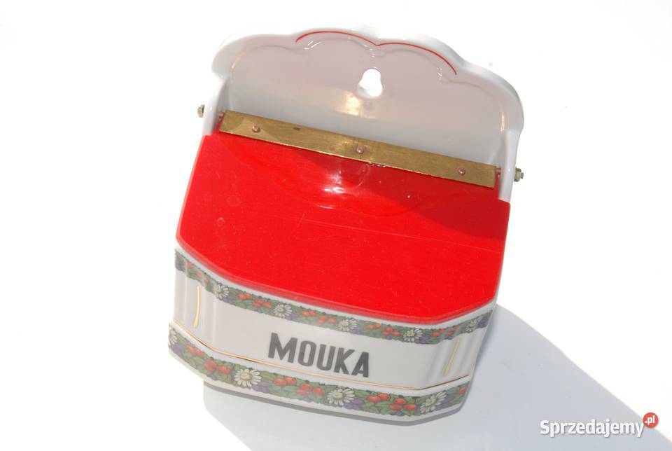 Stary porcelanowy pojemnik na mąkę unikat Antyki, Sztuka, Kolekcje