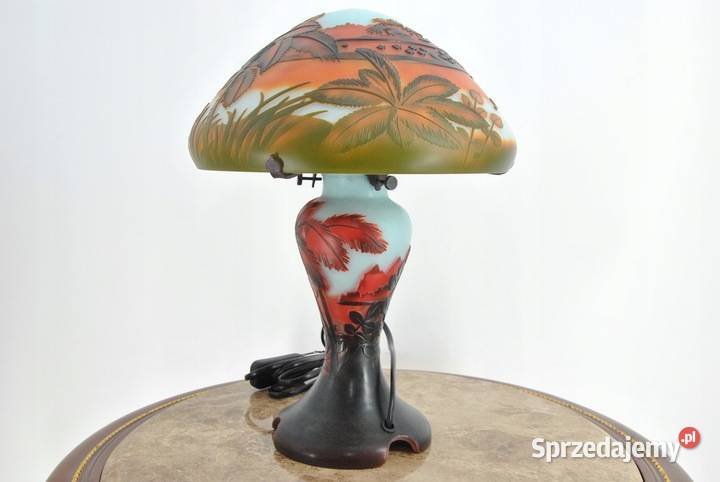 Lampa Stołowa Gabinetowa Biurowa Szkło Emile Kraków sprzedam
