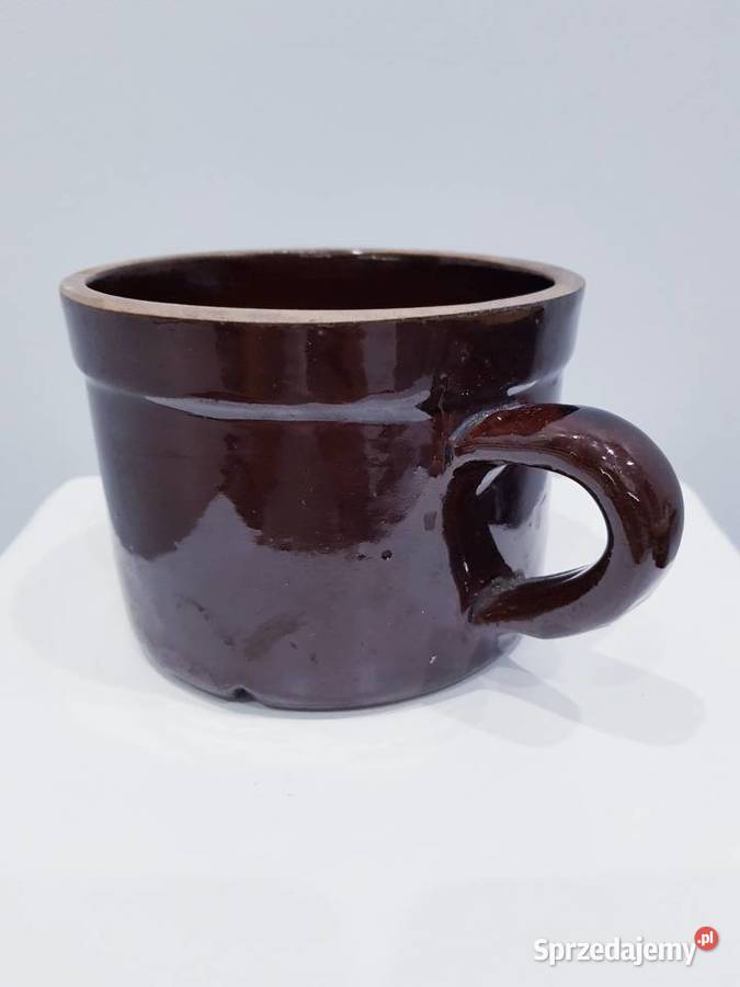 Stary kamionkowy garnek z prlu Dąbrowa Górnicza