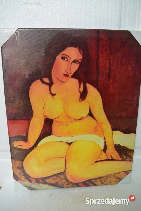 Amadeo Modigliani Nagość w pozycji siedzącej1917 Obrazki i obrazy kujawsko-pomorskie Chełmno