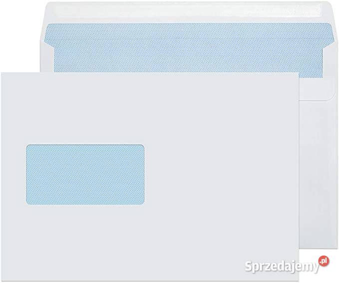 KOPERTY C5 z pasek klejący 162X230 500 okienko Gaszowice