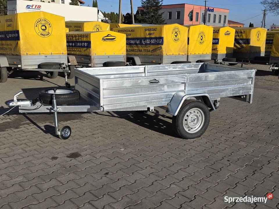 Przyczepa mega mocna spawana na resorze burtowe Burtowe i plandeki Lesznowola