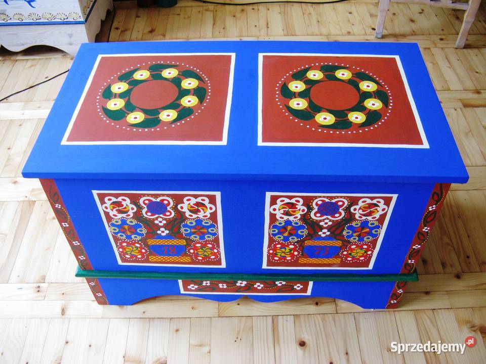 Skrzynia ręcznie malowana opolska Pozostałe Opole