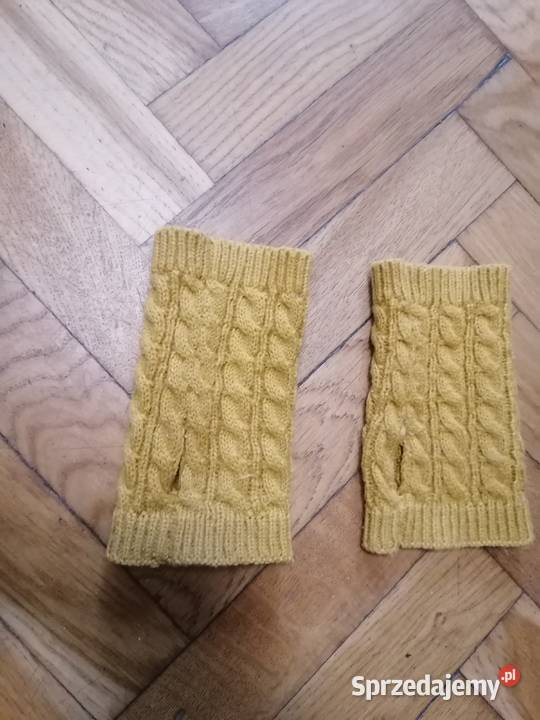 Rękawiczki żółte bez palców Uniseks Gdańsk