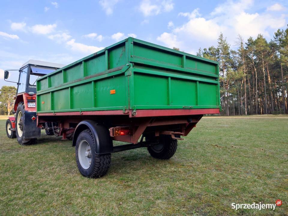 Przyczepa rolnicza jednoosiowa wywrotka Głowno