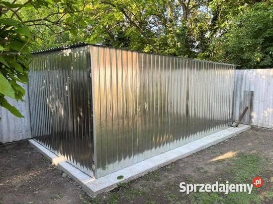 Garaż blaszany 3x5 2 gatunek jednospadowy brama Kraków