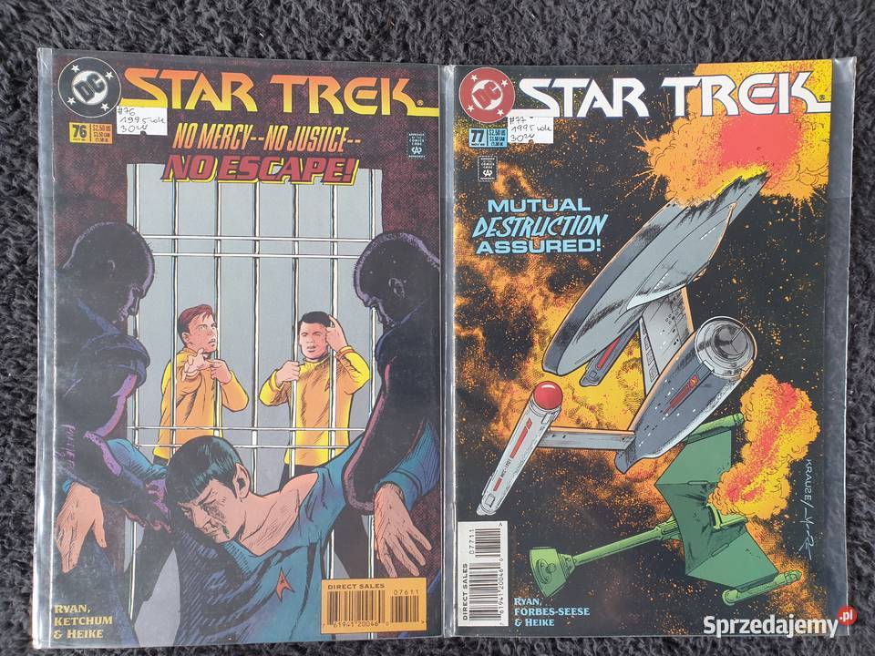 Star Trek kolekcja 20 komiksów DC 19901995 Amerykańskie Gdynia