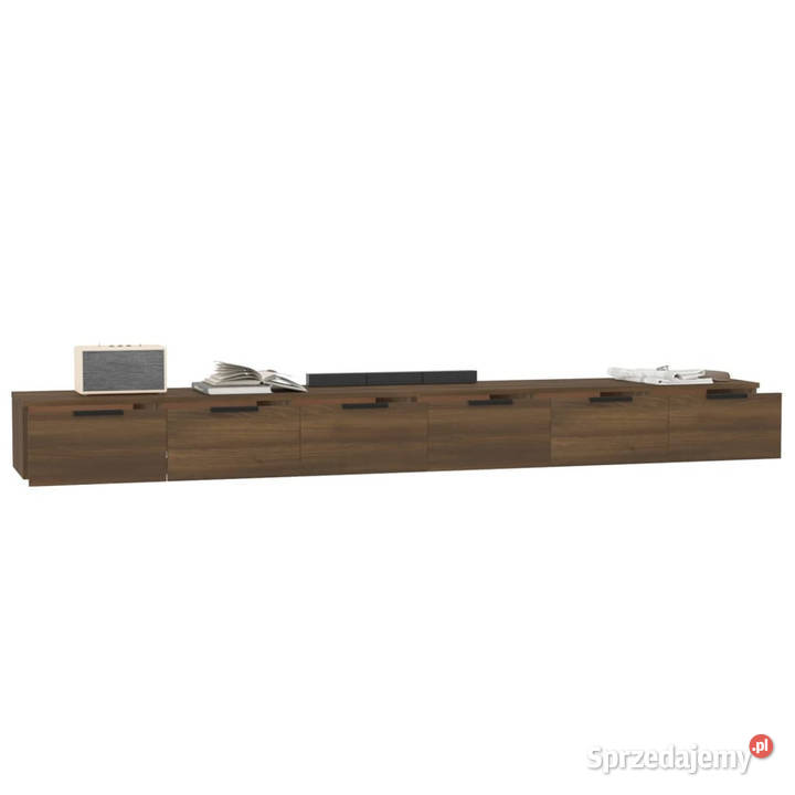 Szafki wiszące 2 brązowy dąb 102x30x20 WM3115907 sprzedam