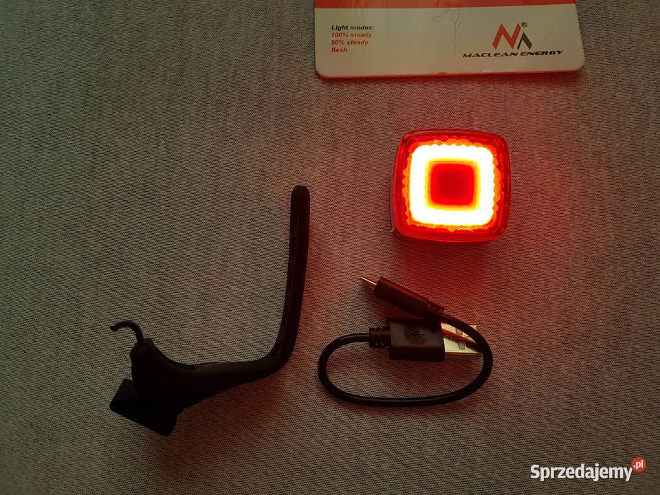 Lampka tylna z funkcją stop USB Mielec
