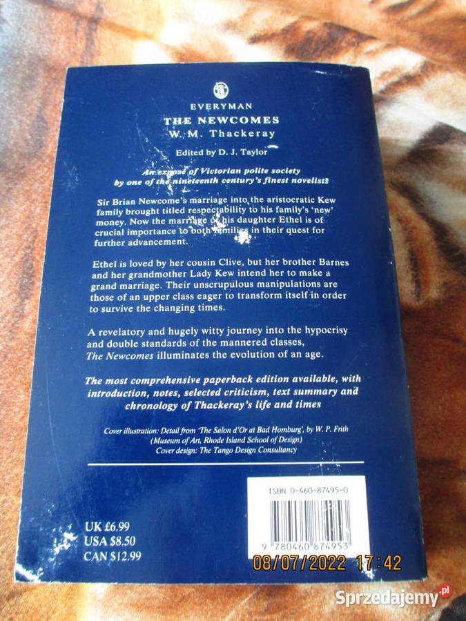 The Newcomes WM Thackeray Proza i poezja Warszawa