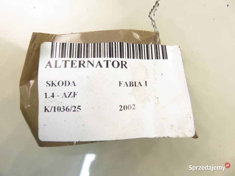 ALTERNATOR SKODA FABIA I 14 MPi 037903025M