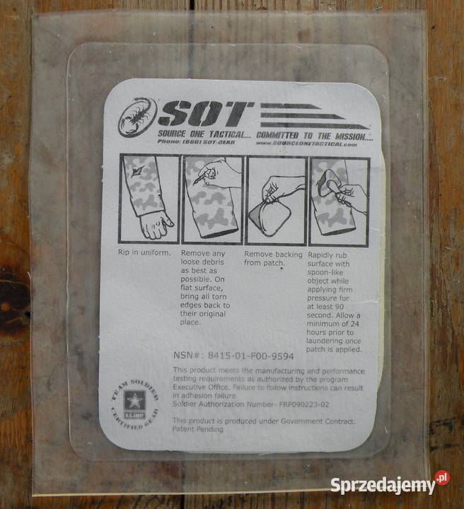 Łatka multicam OCP dolnośląskie