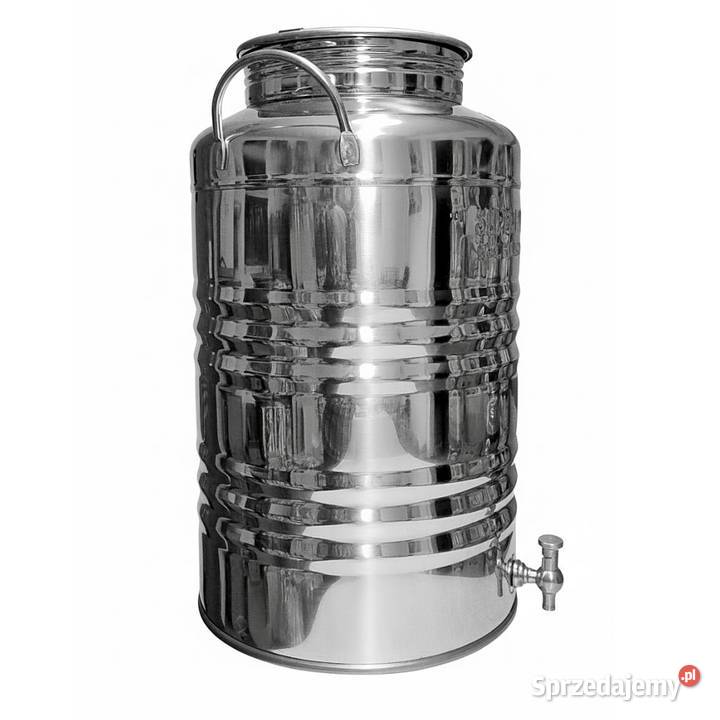 Bańka nierdzewna inox BECZKA z kranem 30L na śląskie Siemianowice Śląskie