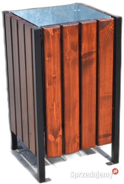 Kosz miejski na śmieci na odpadki uliczny Warszawa