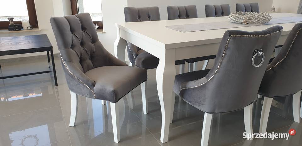 Krzesło z kołatką chesterfield hampton glamour Poznań sprzedam