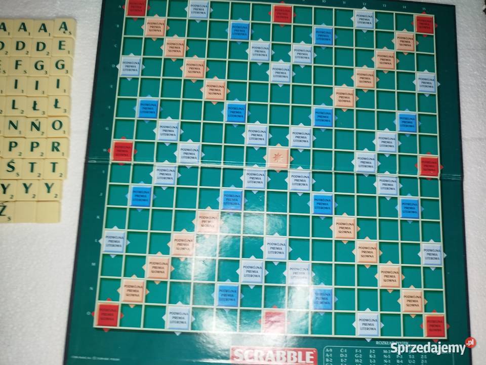 Gra Planszowa Scrabble polsku kompletne Zgierz