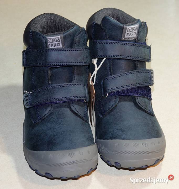 Buty chłopca jesiennozimowe kostkę 35 niebieskie Trzewiki i półbuty Gdynia