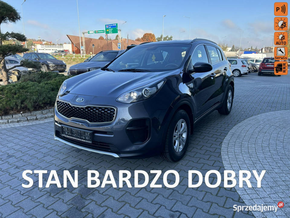 Kia Sportage led, klimatronic, 6-bieg, multifunkcja, tempomat, PDC IV (201…