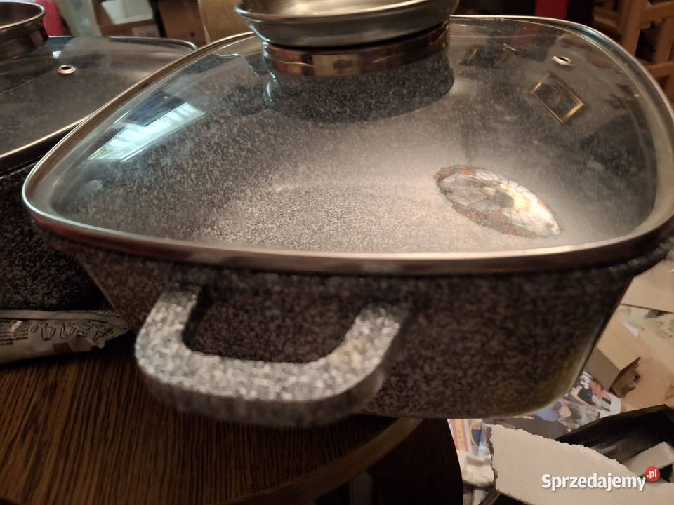 Komplet garnków granitowych mazowieckie Warszawa