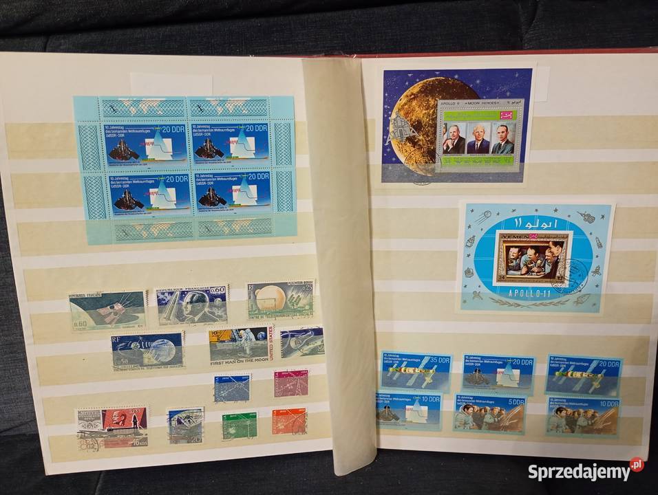 Album klaser ze znaczkami pocztowymi świat temat Łowicz
