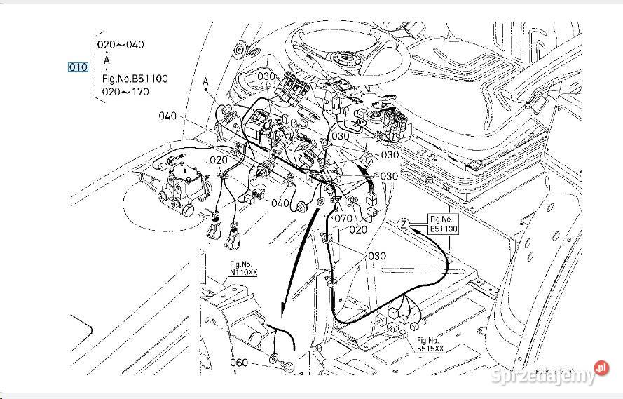 Wiązka elektryczna kabiny m5002 Kobylnica sprzedam