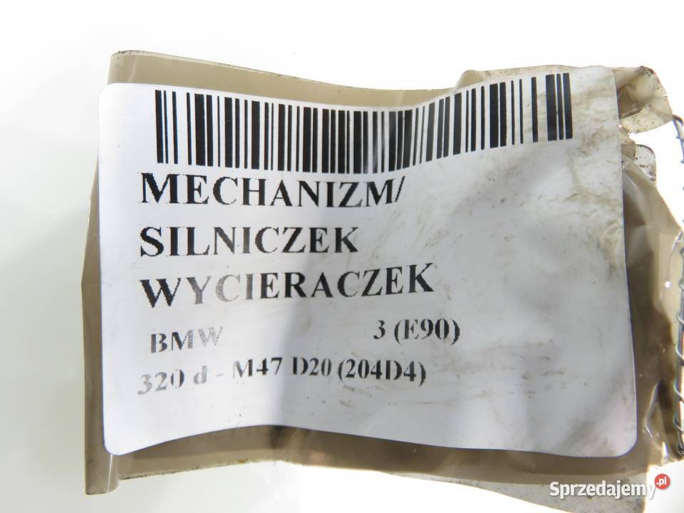 MECHANIZM WYCIERACZEK BMW E90 6978263 404959 osobowe
