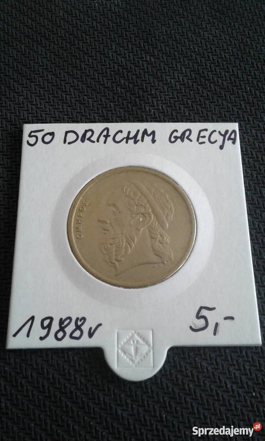 50 Drachm 1988 r Grecja Konin