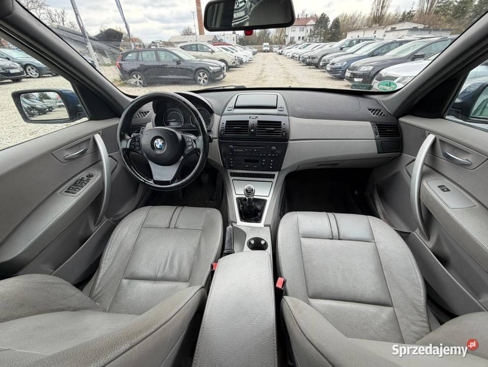 Bmw X3 20 Diesel Skóra 2004r 4x4 Raty Navi Xenon nieuszkodzony X3 dolnośląskie Wrocław