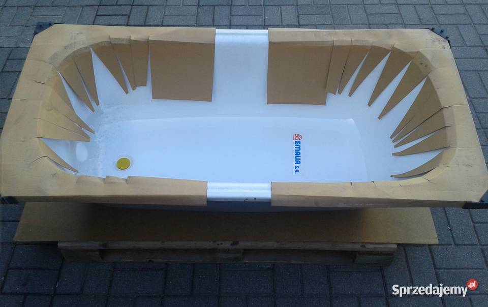 WANNA emaliowana metalowa EMALIA OLKUSZ 150x70 z Wołczyn