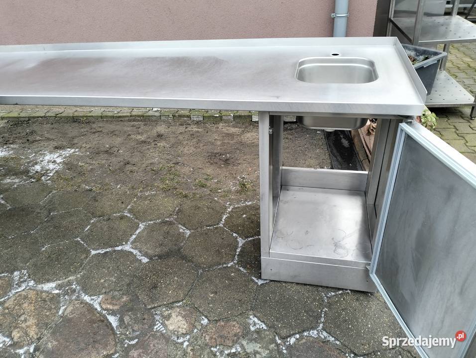 Komplet mebli gastronomicznych zlew i stół Gastronomia Słupia Kapitulna