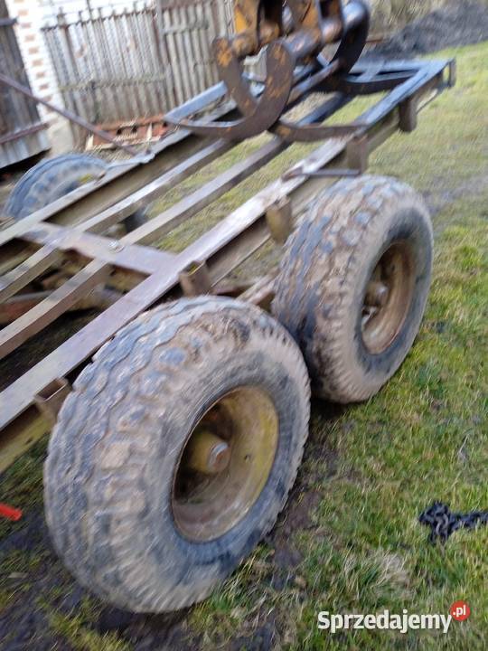 Przyczepa leśna zrywkowa z Hds lubelskie Szczebrzeszyn