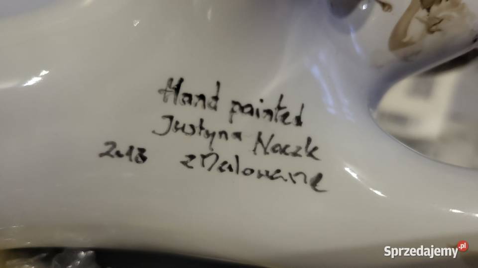 Koń Figurka Konik ceramiczny ręcznie malowany Sierakowice
