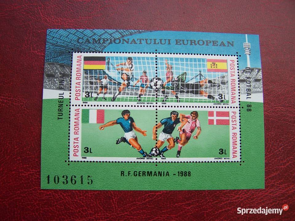 Rumunia 1988 MNH Sport Piłka nożna Mistrzostwa śląskie Tychy