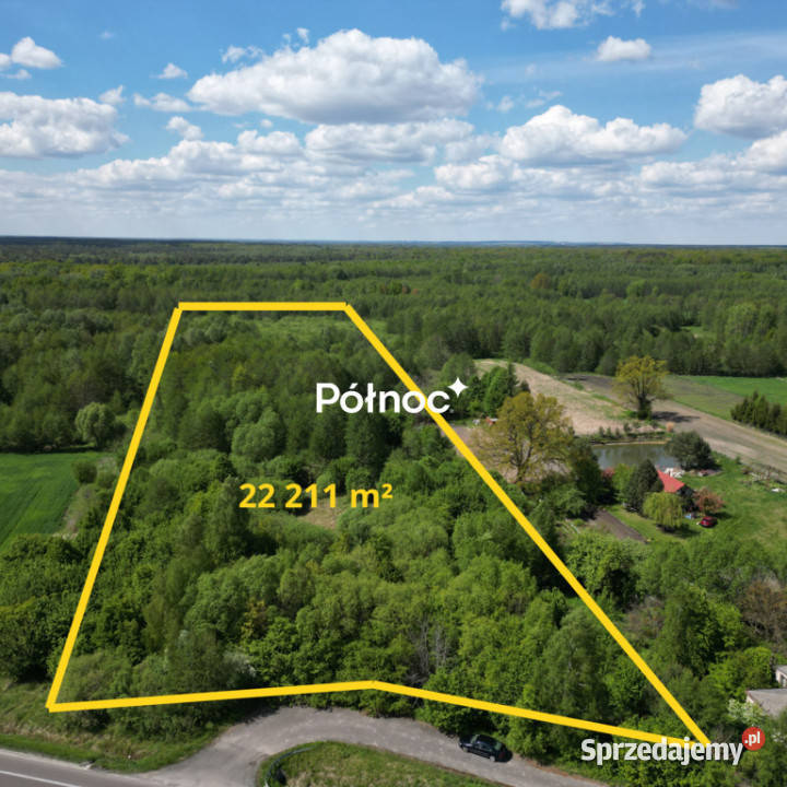 działka 22 211 m Ludwinów