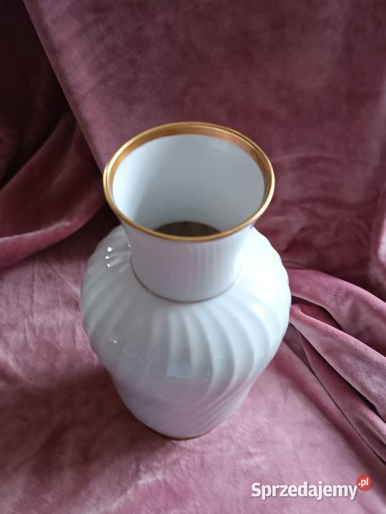 Tettau Klasyka designu biała porcelana i złoto śląskie Jastrzębie-Zdrój